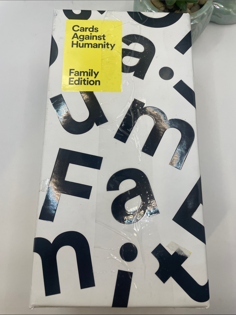Cards Against Humanity Family Edition Party Game - White & Yellow